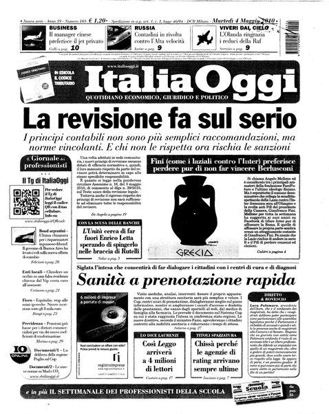 Italia oggi : quotidiano di economia finanza e politica